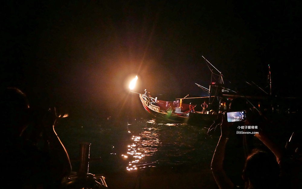 海上螢火蟲，一年一度金山蹦火仔百年傳統捕漁技法