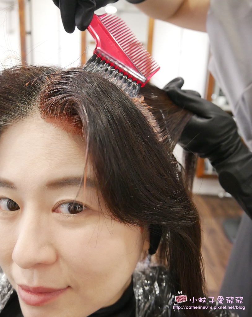 南崁染髮推薦「愛麗絲ALICE髮型設計」46年專業美髮沙龍，時尚白房子根本是韓系咖啡廳 @小蚊子愛飛飛